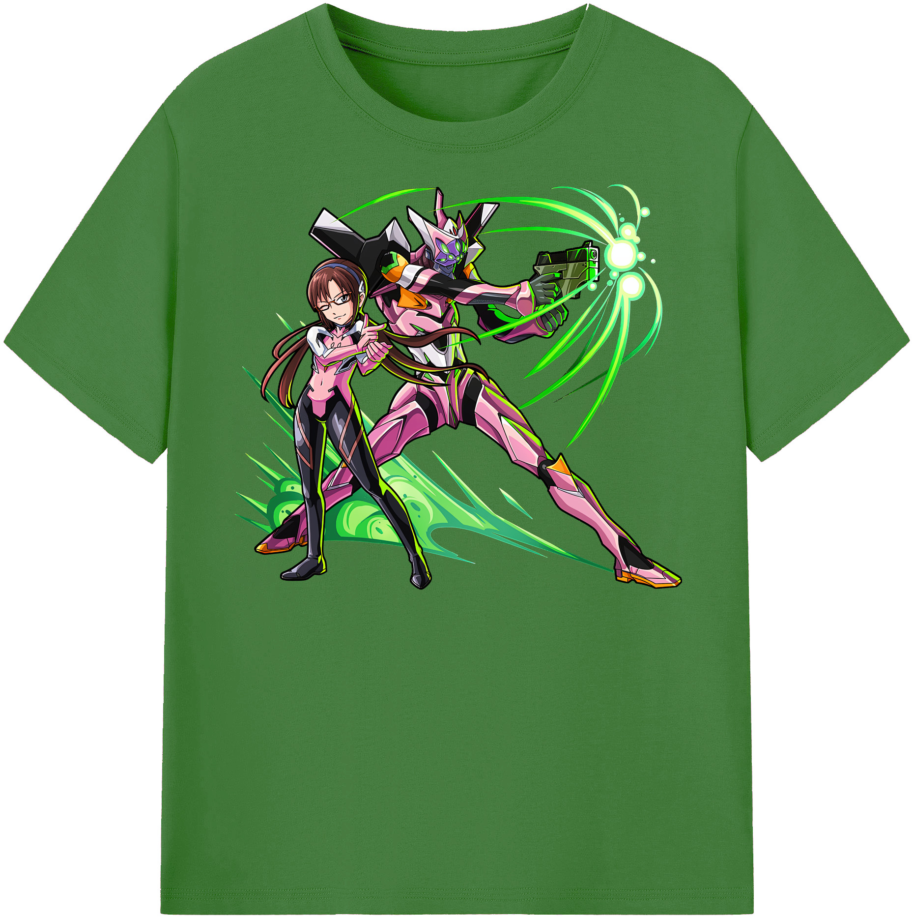 （画像用） EVA 新世紀エヴァンゲリオン レディースカジュアルプリントTシャツ（綿100％）
